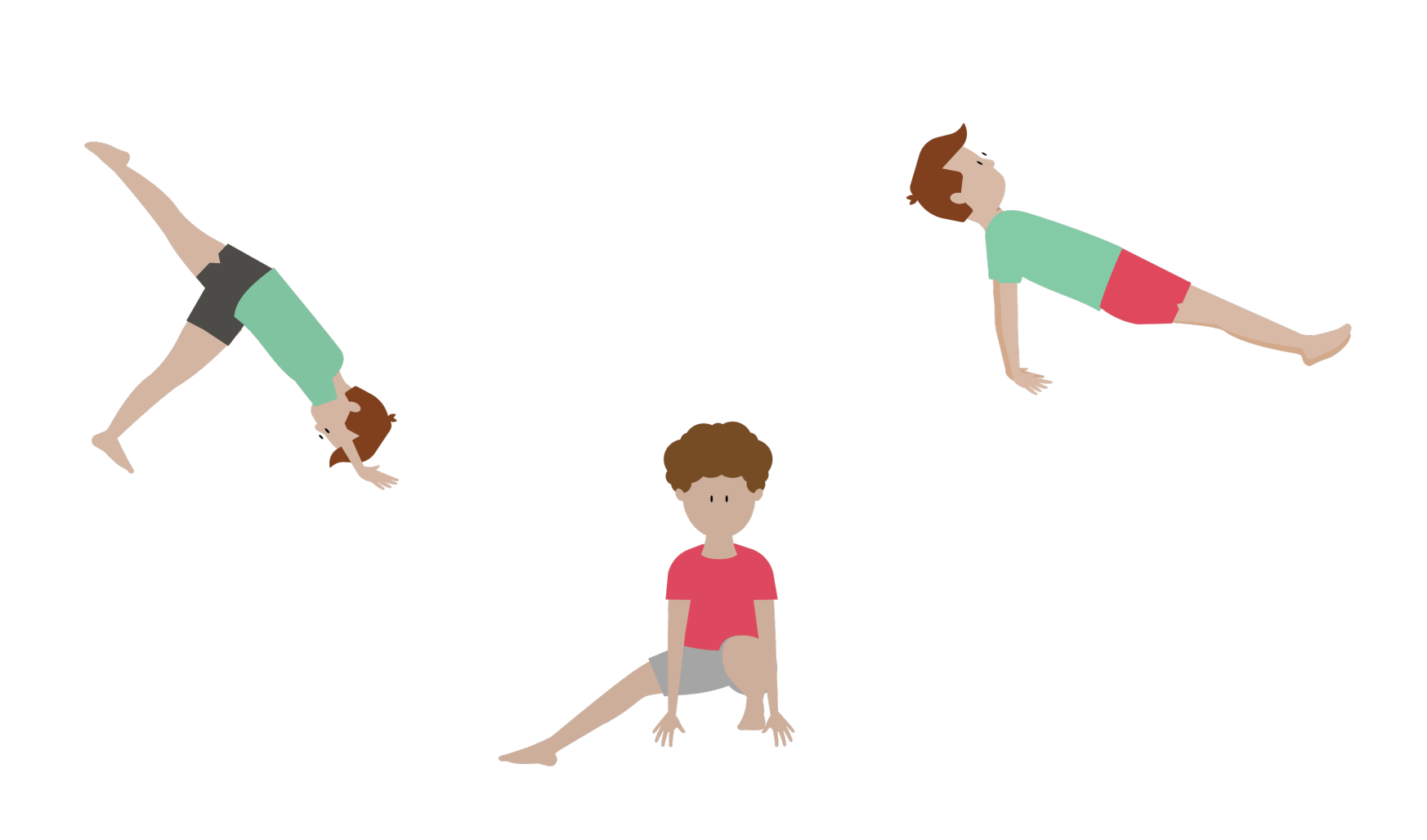 3 and 4 point gymnastics balances