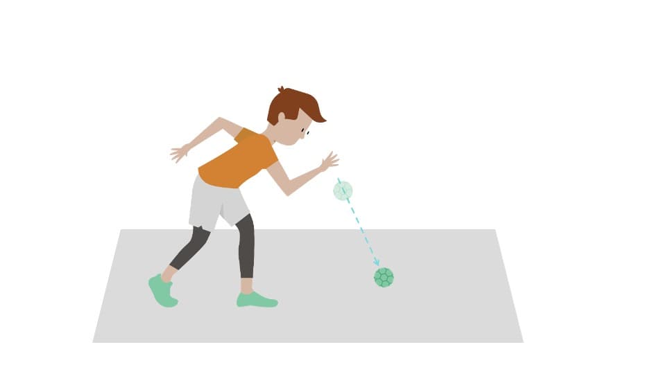 Bouncing a ball to self 