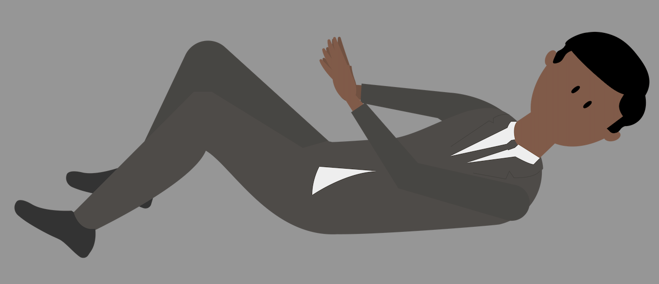 Dance secret agent pose