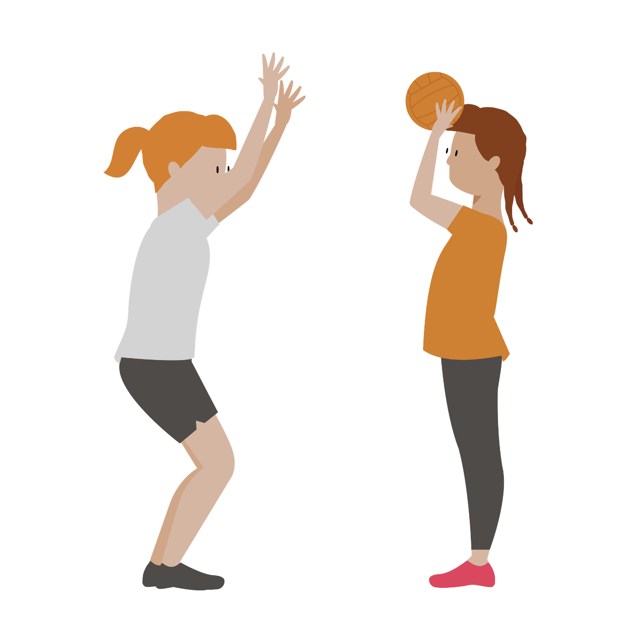 marking the ball netball