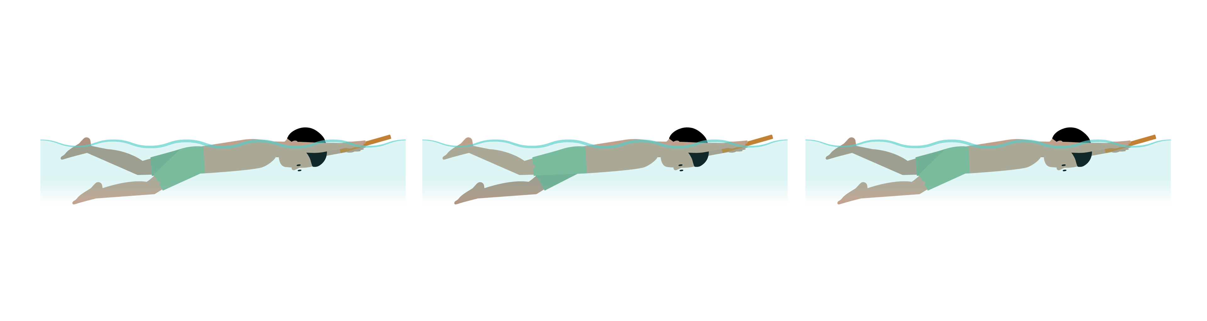 Front Crawl Swimming Action