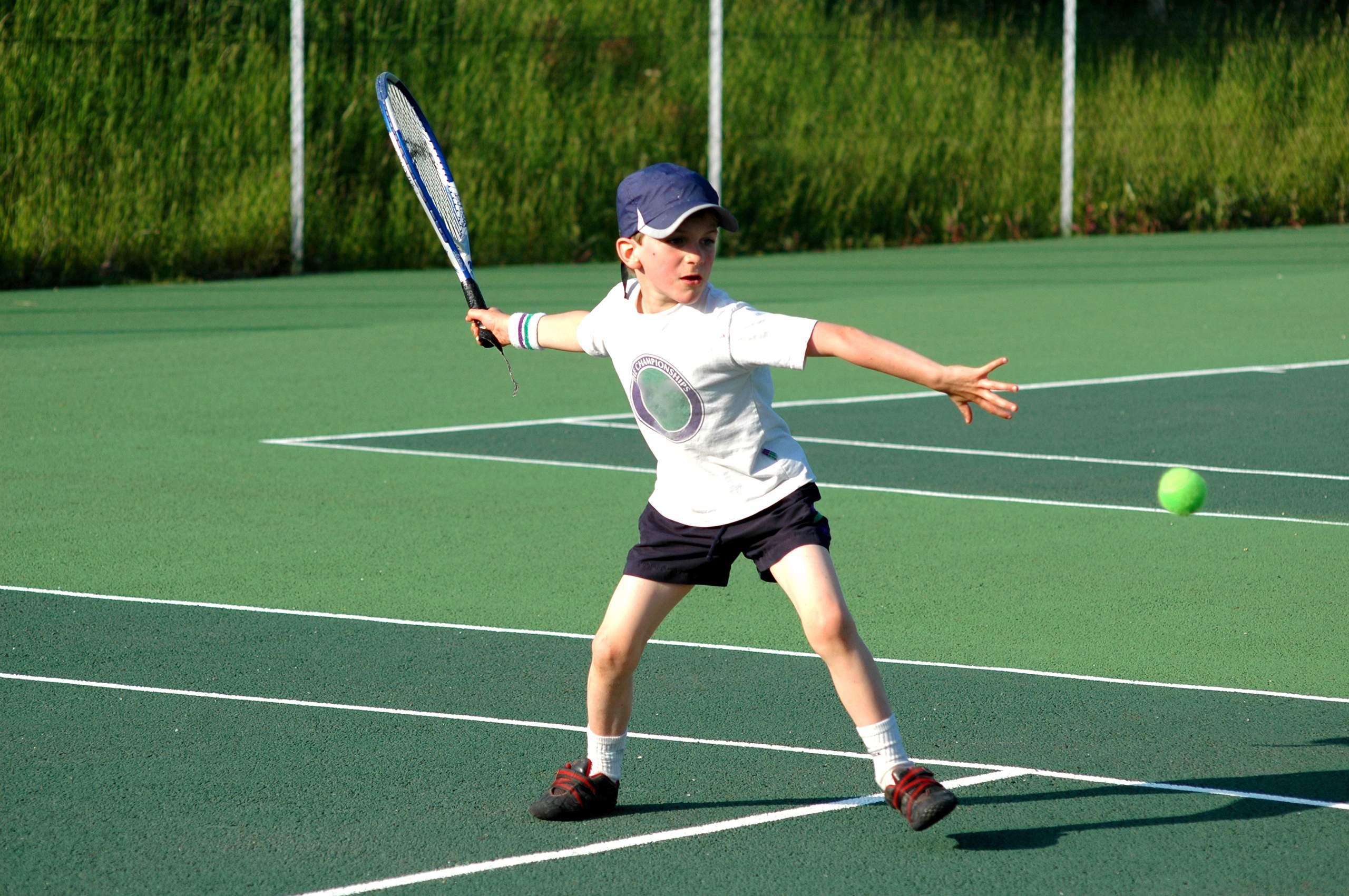 Tennis Forehand hit 