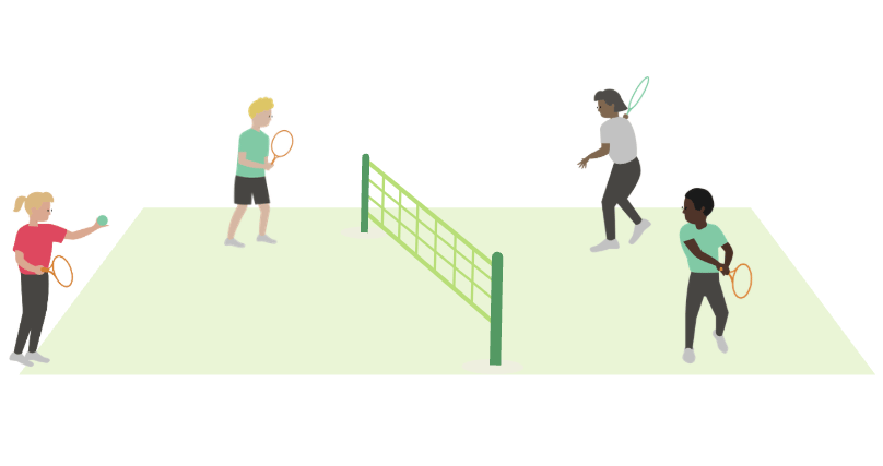 Doubles tennis