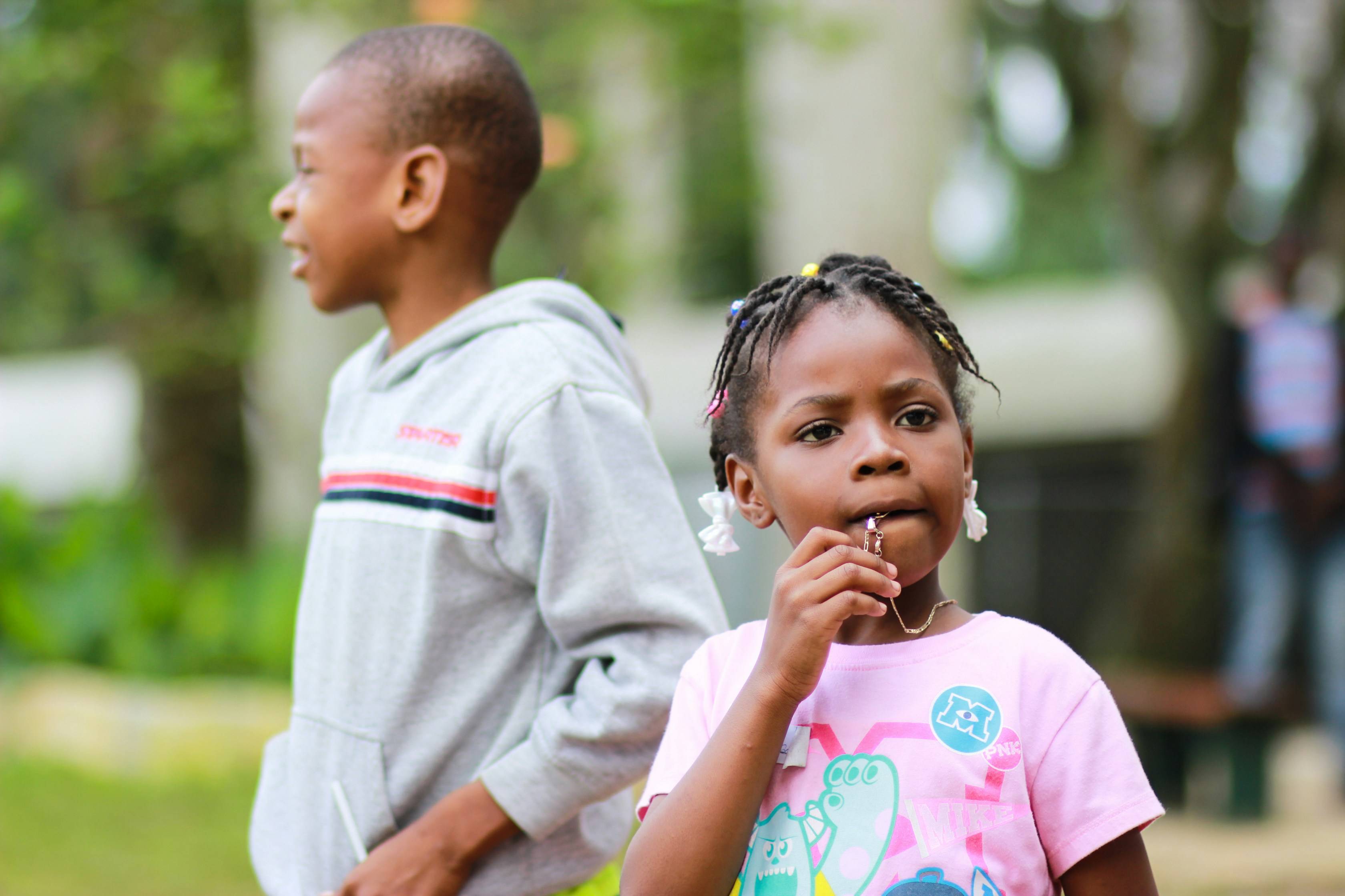 A child making a choice