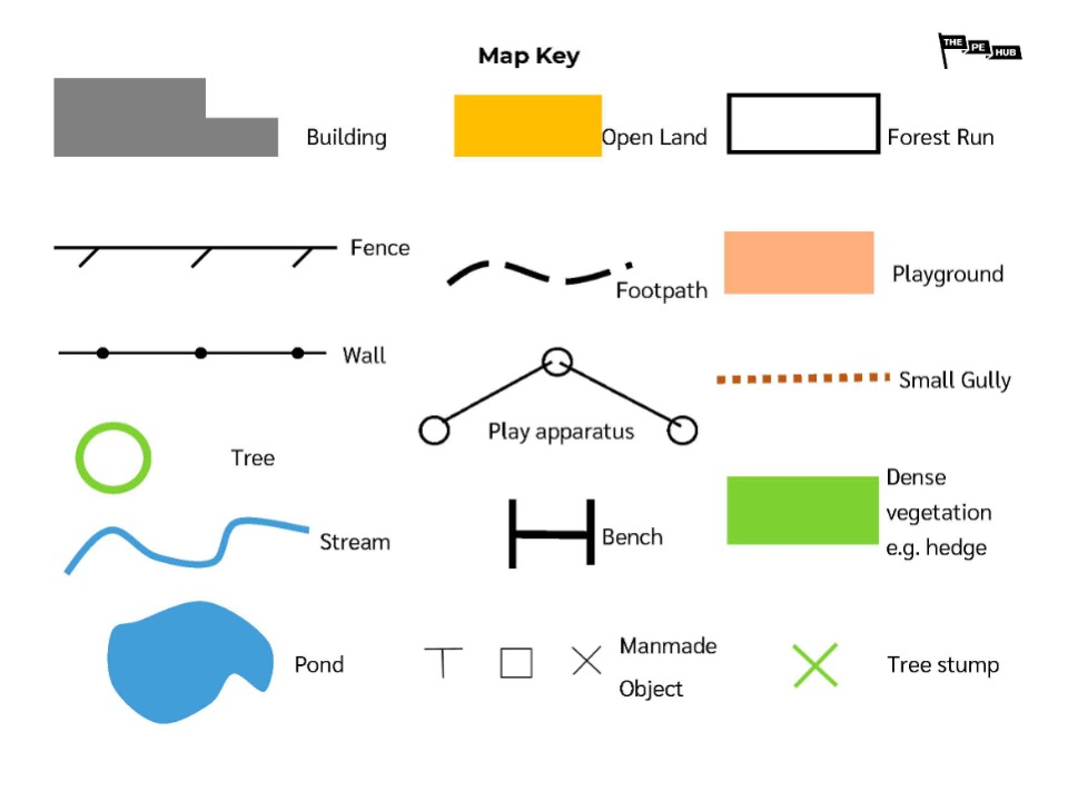 An image of Year 4 OAA L6 Map Key