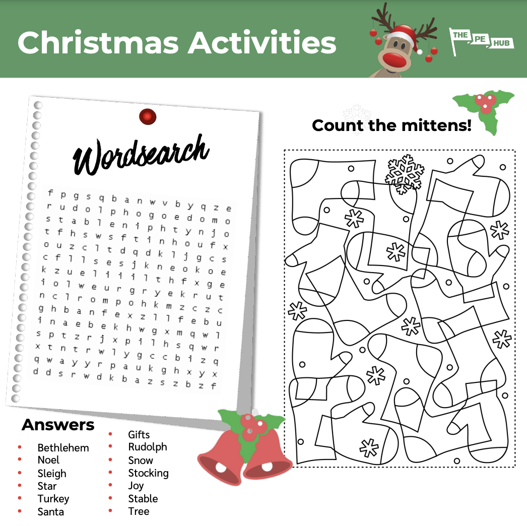 An image of Christmas Activity Sheet 2022