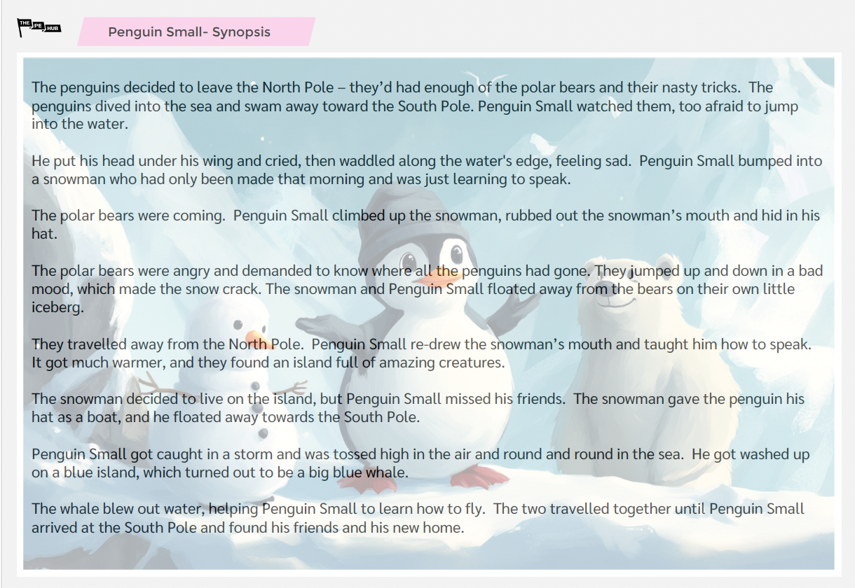 An image of Penguin Small Synopsis