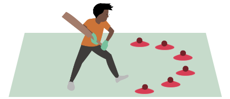 An image of Y2U1L2b_Hit catch run_hit off cone arc