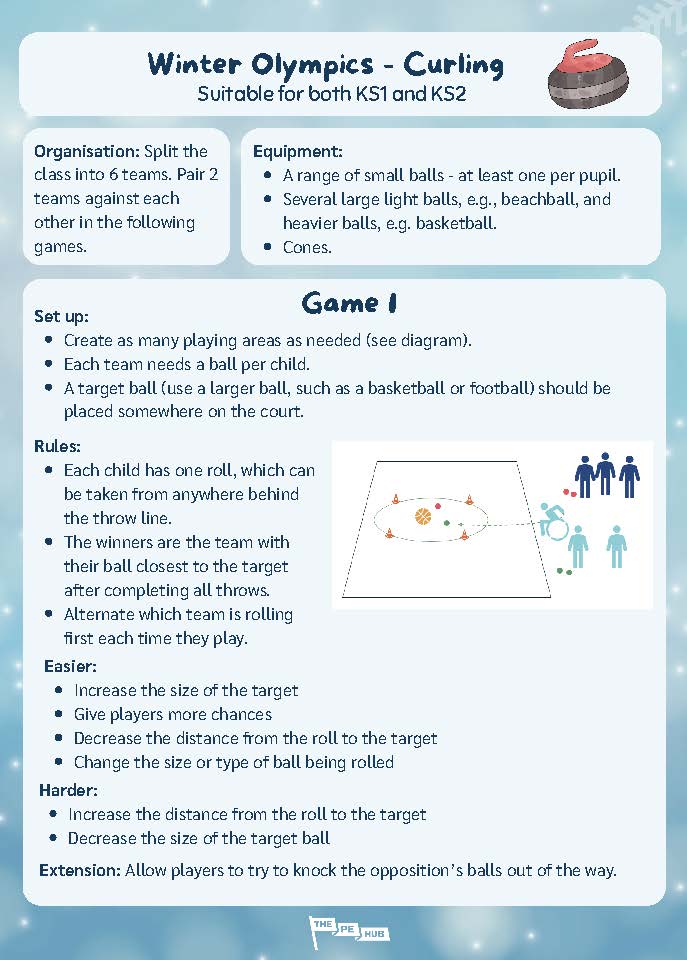 An image of Winter Olympics Curling Games