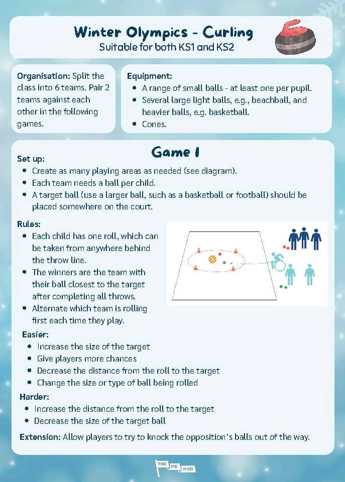 An image of Winter Olympics Curling Games