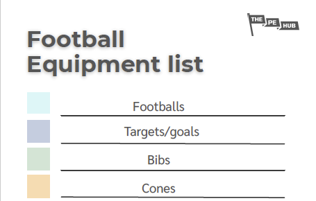 An image of Football Equipment List