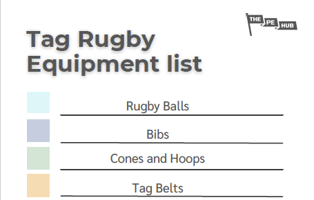 An image of Tag Rugby Equipment List