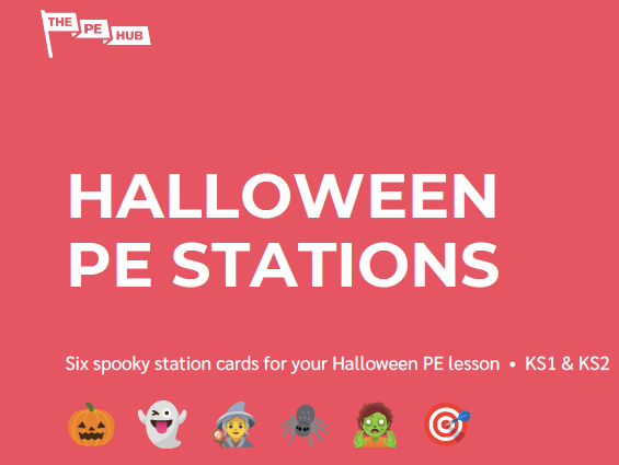 An image of Halloween PE Stations