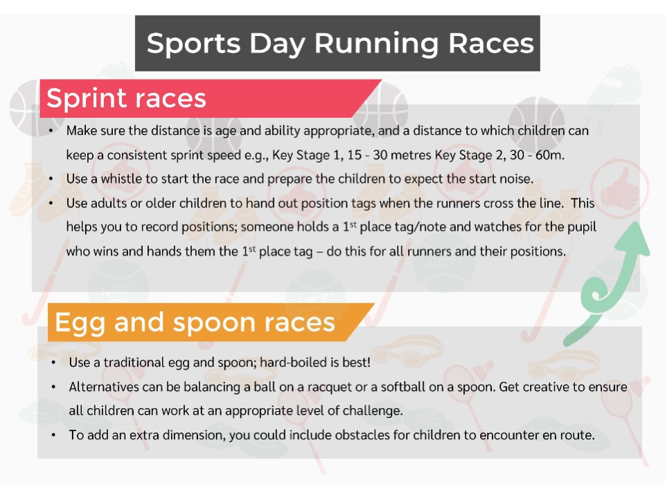 An image of Sports Day Running Races