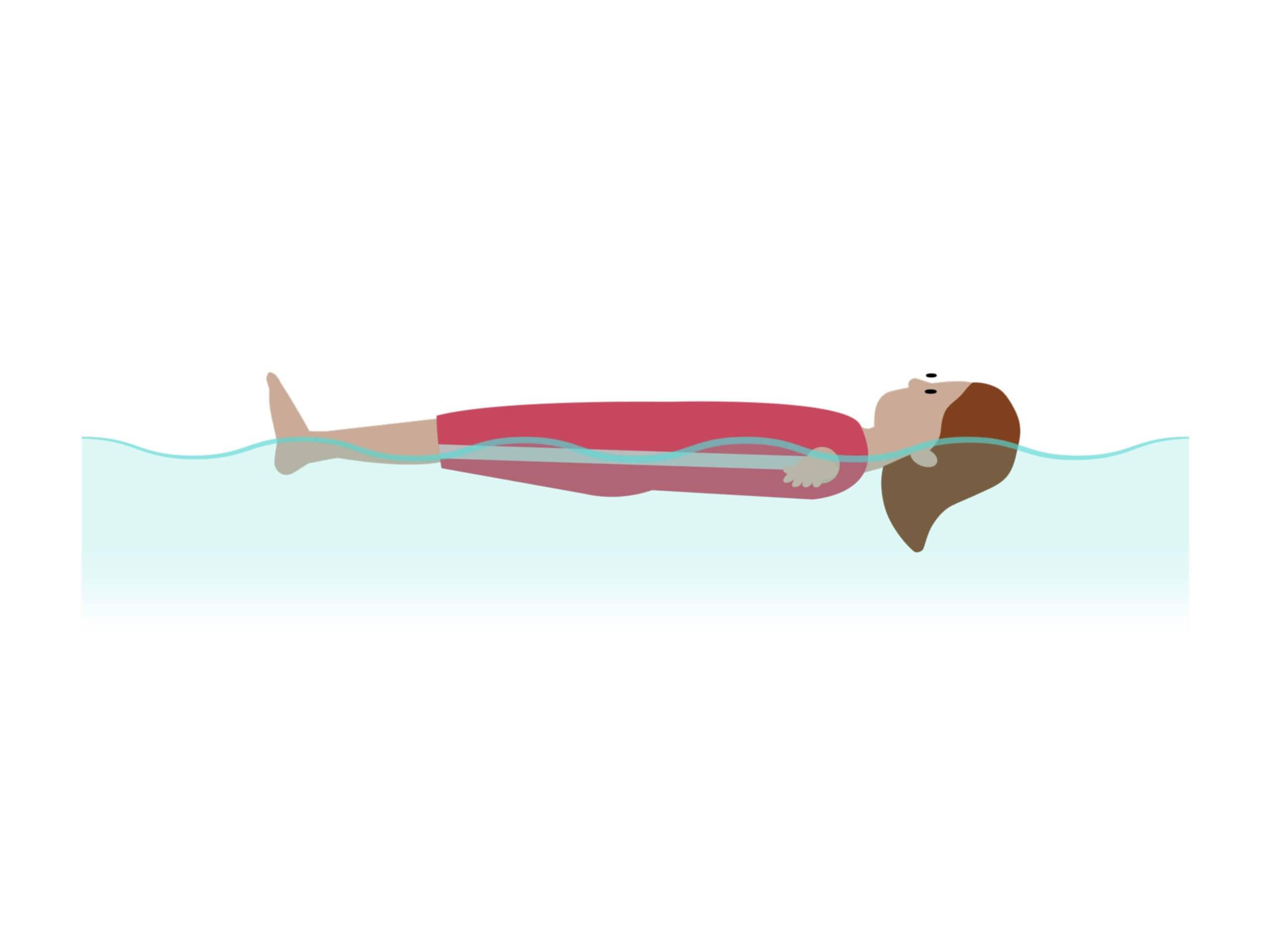 An image of Swimming Float on back