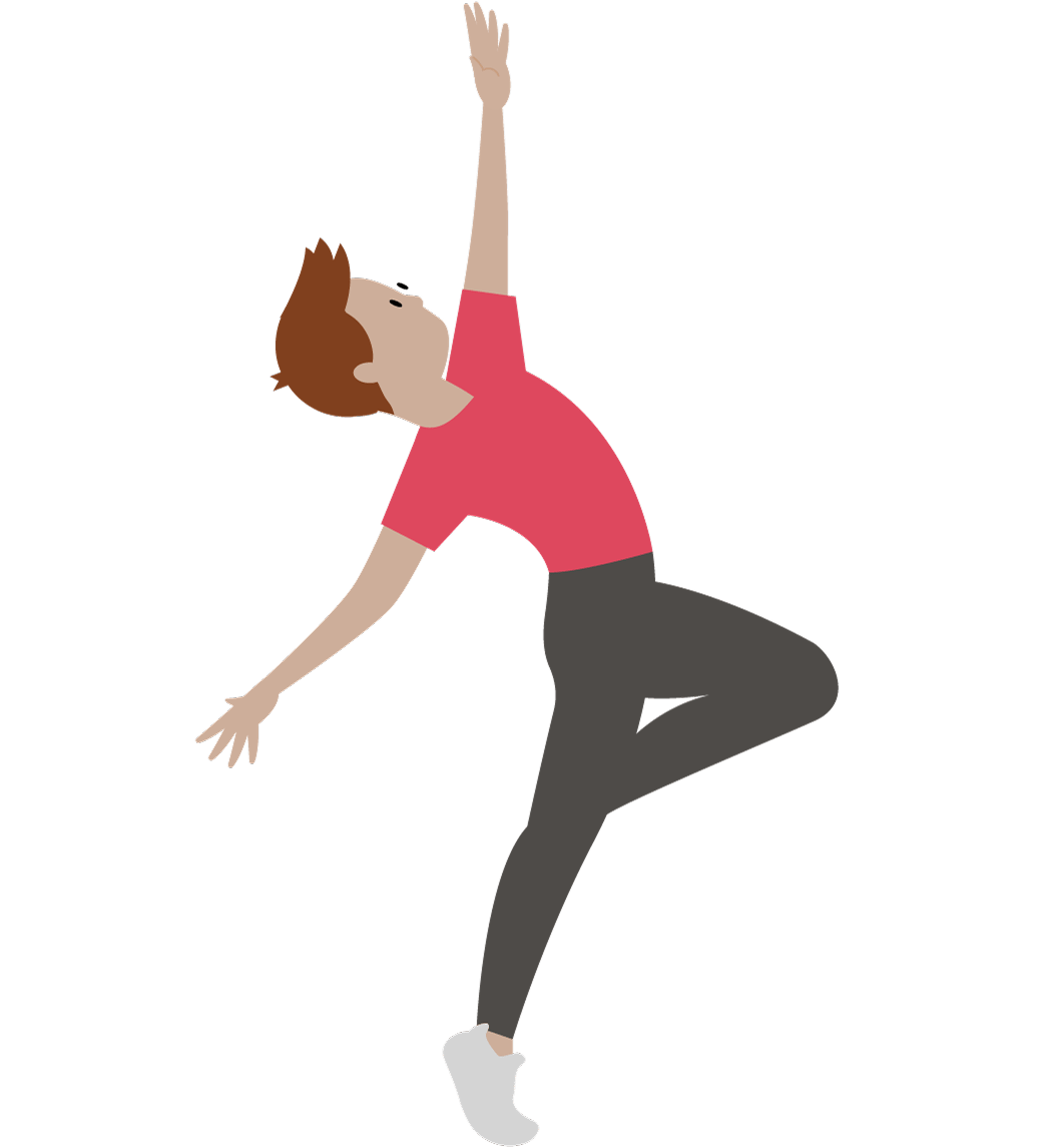 An illustration of a male dancer