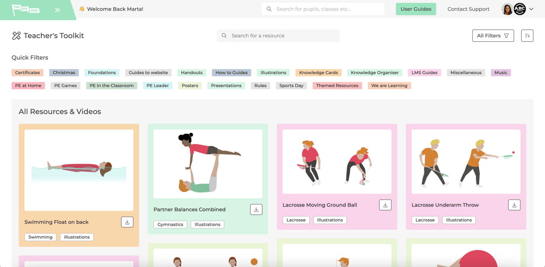 Over 1,600 Primary PE Teaching Resources | The PE Hub