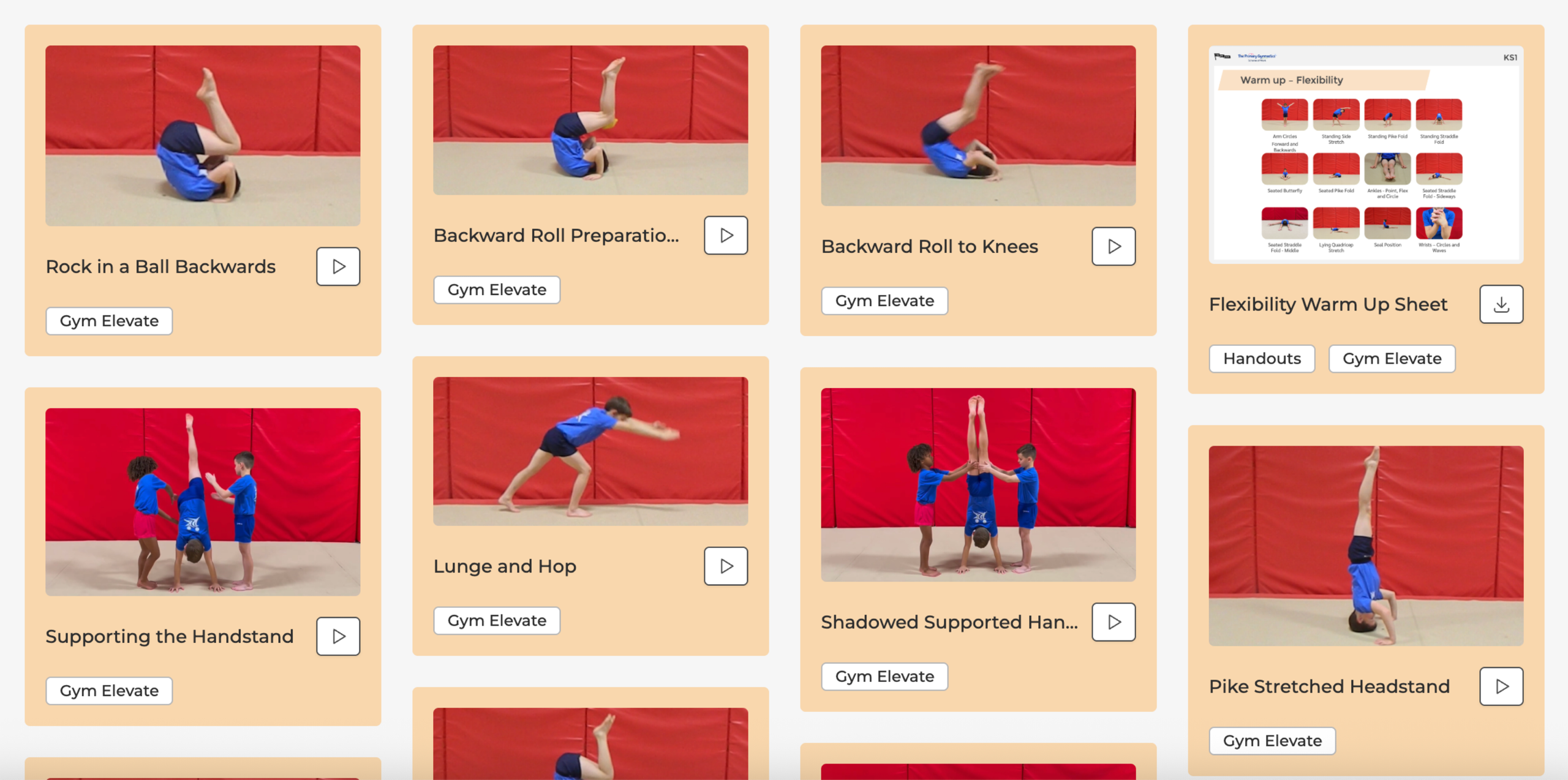 A selection of resources included in the partnership content