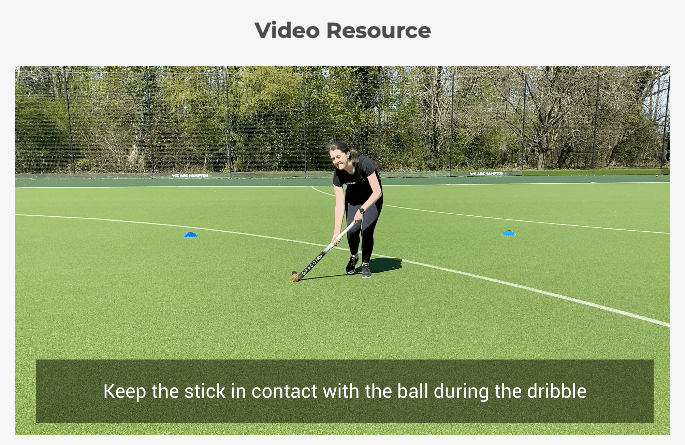 Hockey Straight Dribble